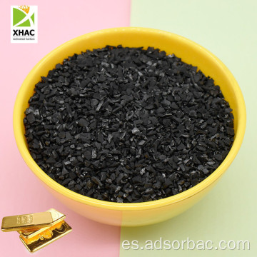 Conchas de coco de carbono activado granular para refinación de oro